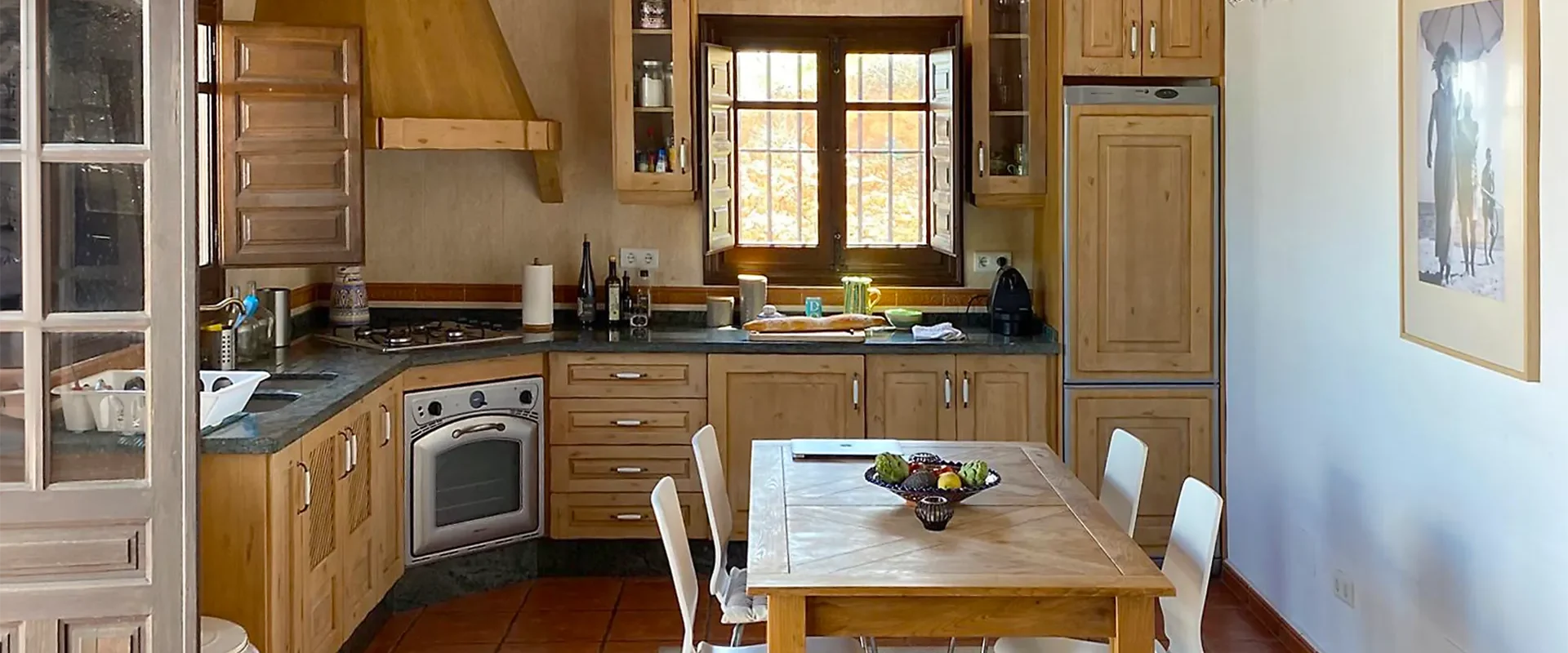 kitchen2 binnen in ons vakantiehuis in spanje de keuken